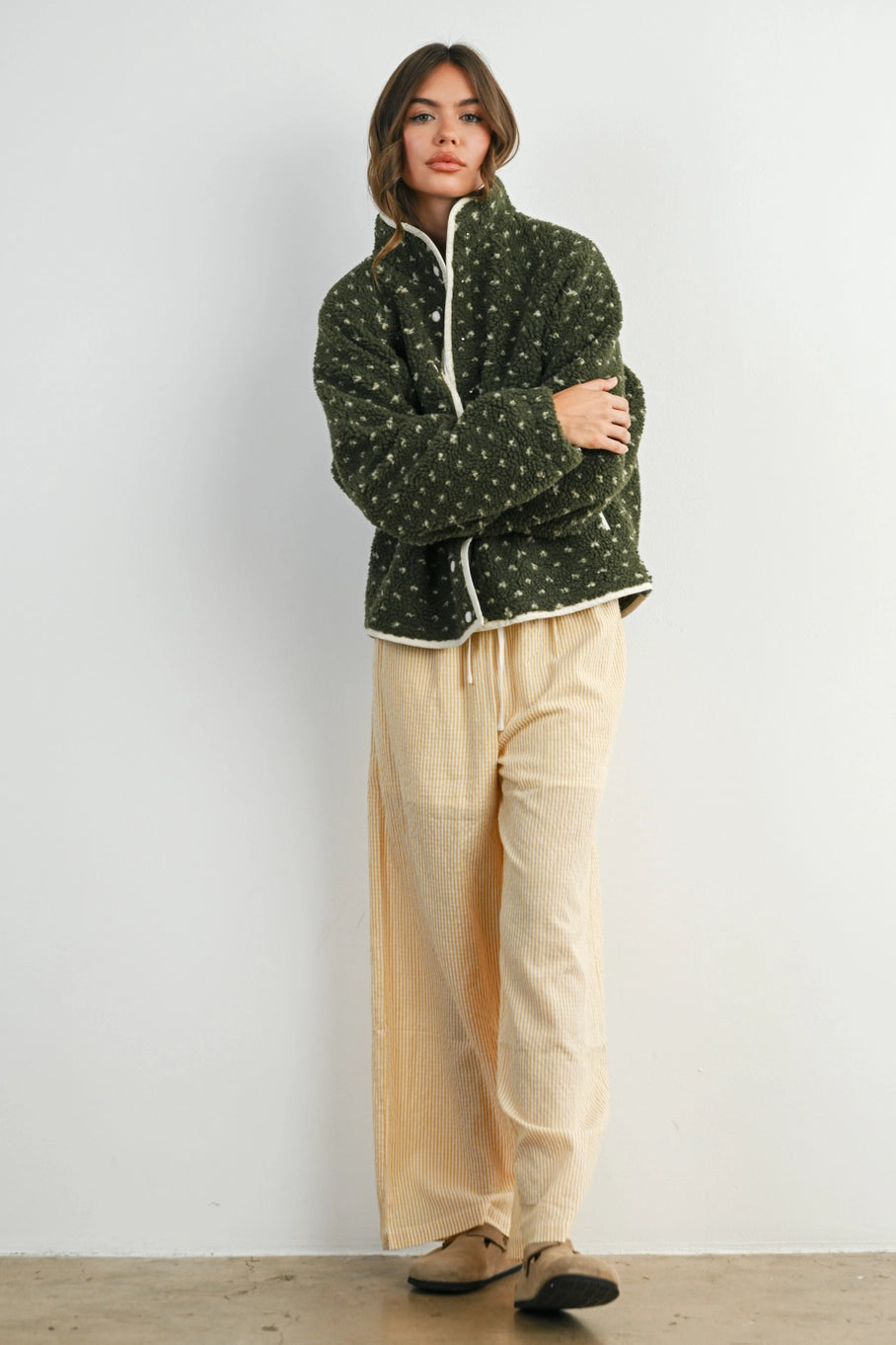 Quinn Fleece Puffer Jacket