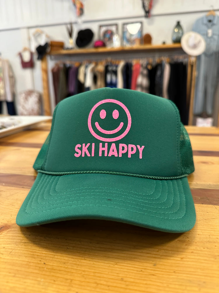 Ski Happy Trucker Hat