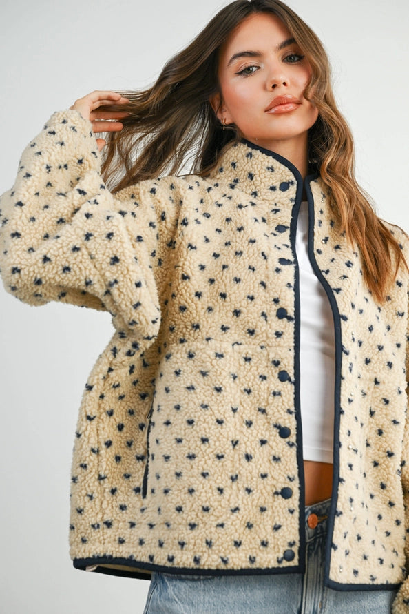 Quinn Fleece Puffer Jacket