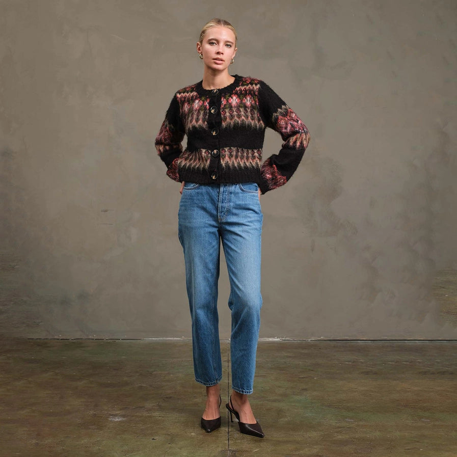 Camden Icelandic Fuzzy Knit Cardigan
