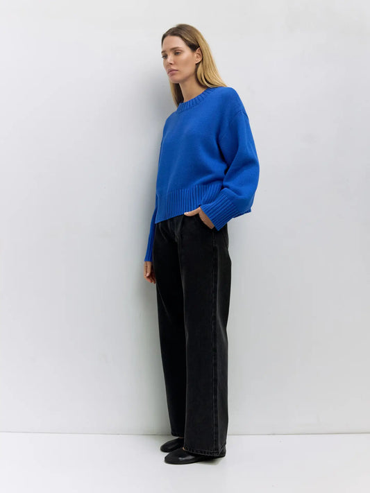 Asher Oversized Cropped Sweater