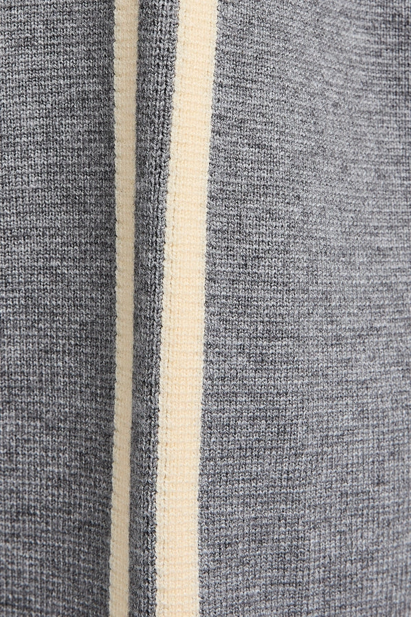 Piper V neck Striped Contrast Sweater top