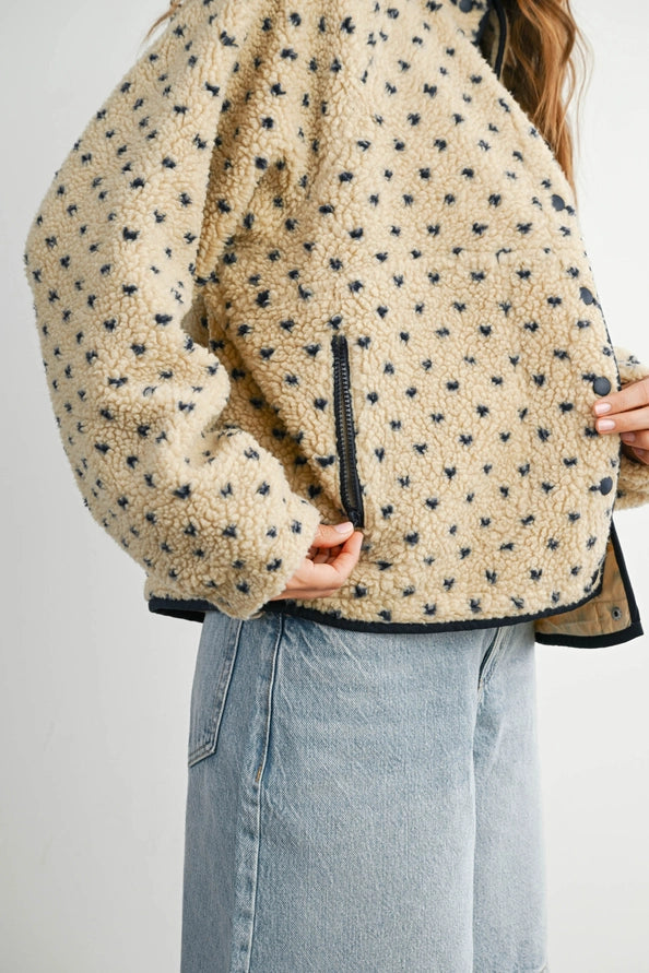 Quinn Fleece Puffer Jacket