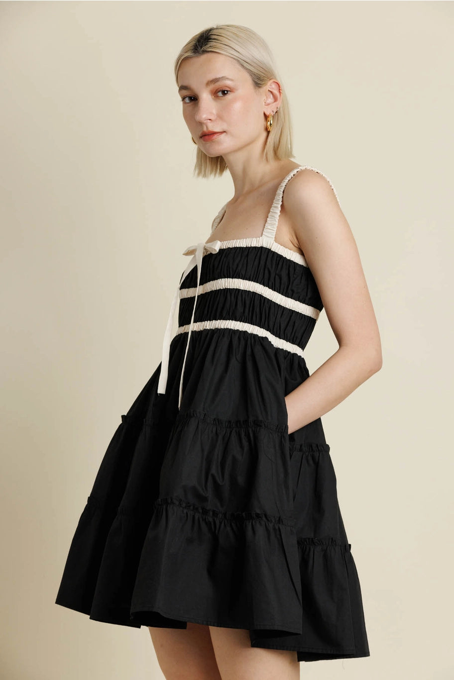 Gracie Contrast Mini Dress