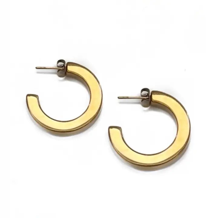Eilish Everyday Gold Hoops