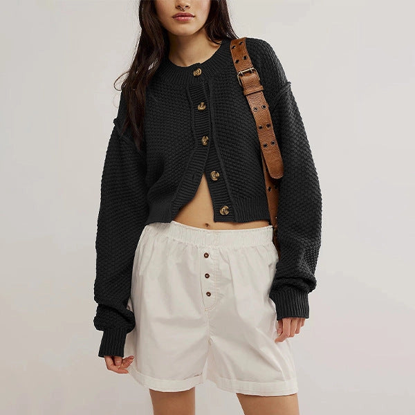 Kendal Black Knit Cardigan