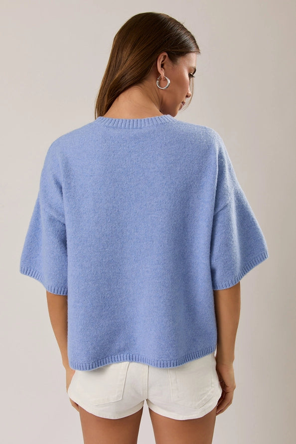 Kerstin Short Sleeve Sweater Top