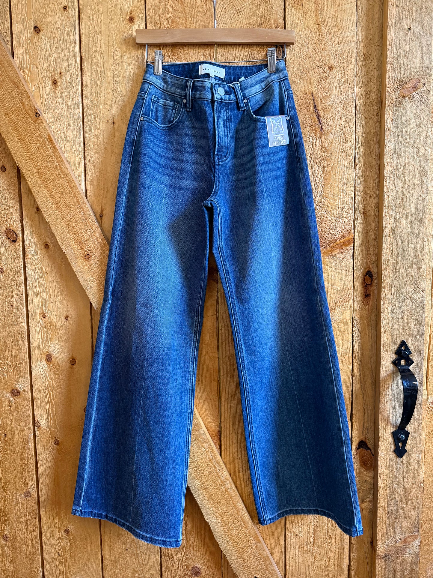 Rebecca High Rise Wide Leg Full Length Denim