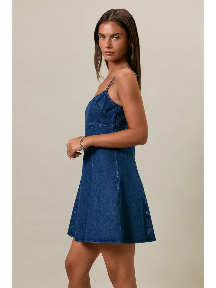 Jolie Denim Baby Doll Denim Dress