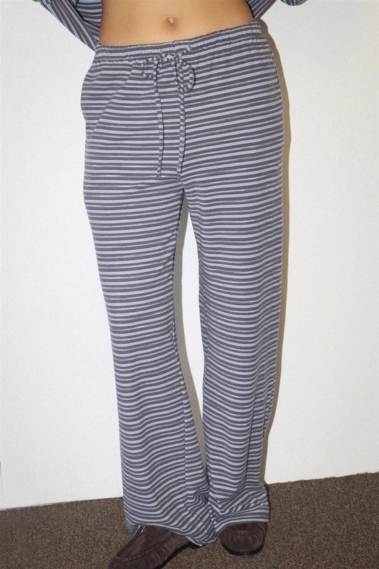 Marty Ultra Soft Stripe Pant/Blue