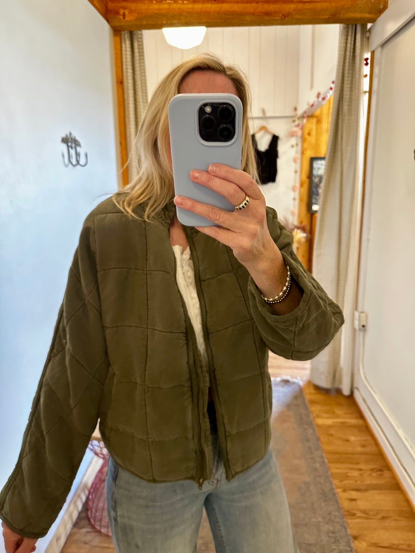 Toby Quilted Jacket/Olive
