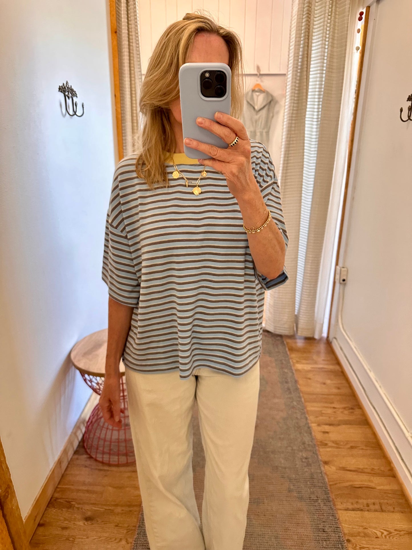 Haley Striped Oversized T-Shirt