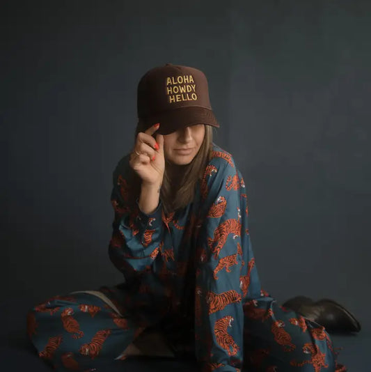 Aloha Howdy Hello Trucker Hat