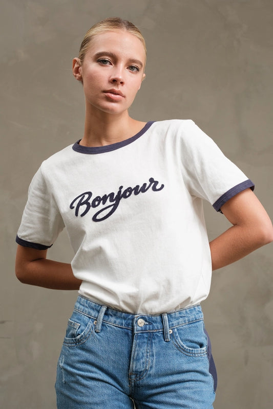 Bonjour Ringer Tee