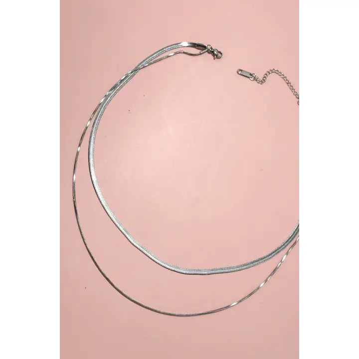 Stainless Steel Tarnish Free Multi Layer Necklace