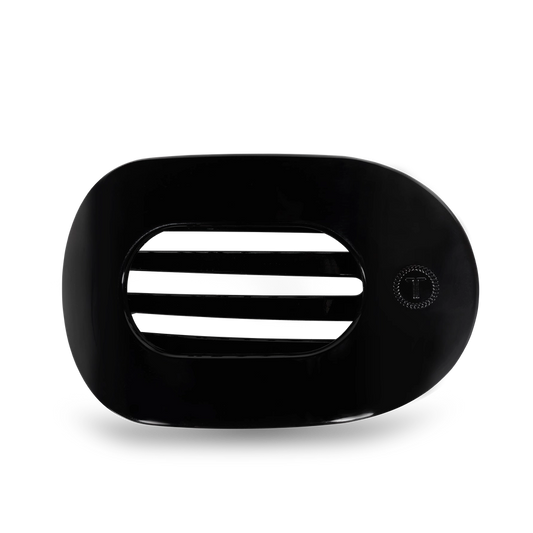 Round Flat Hair Clip Large/Blk