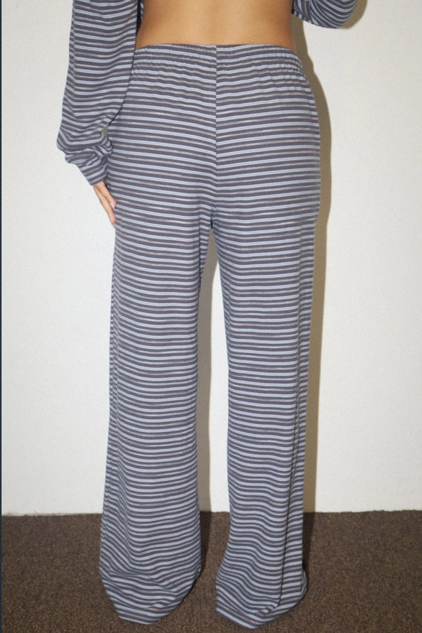 Marty Ultra Soft Stripe Pant/Blue