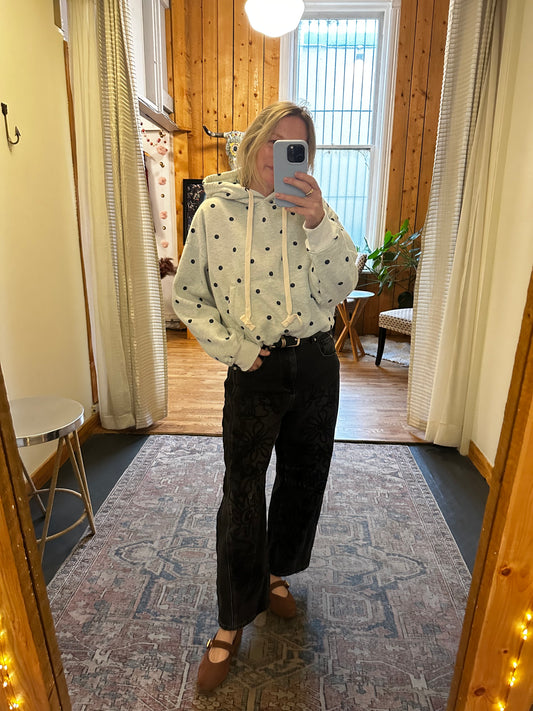 Kaia Polka Dot Hoodie