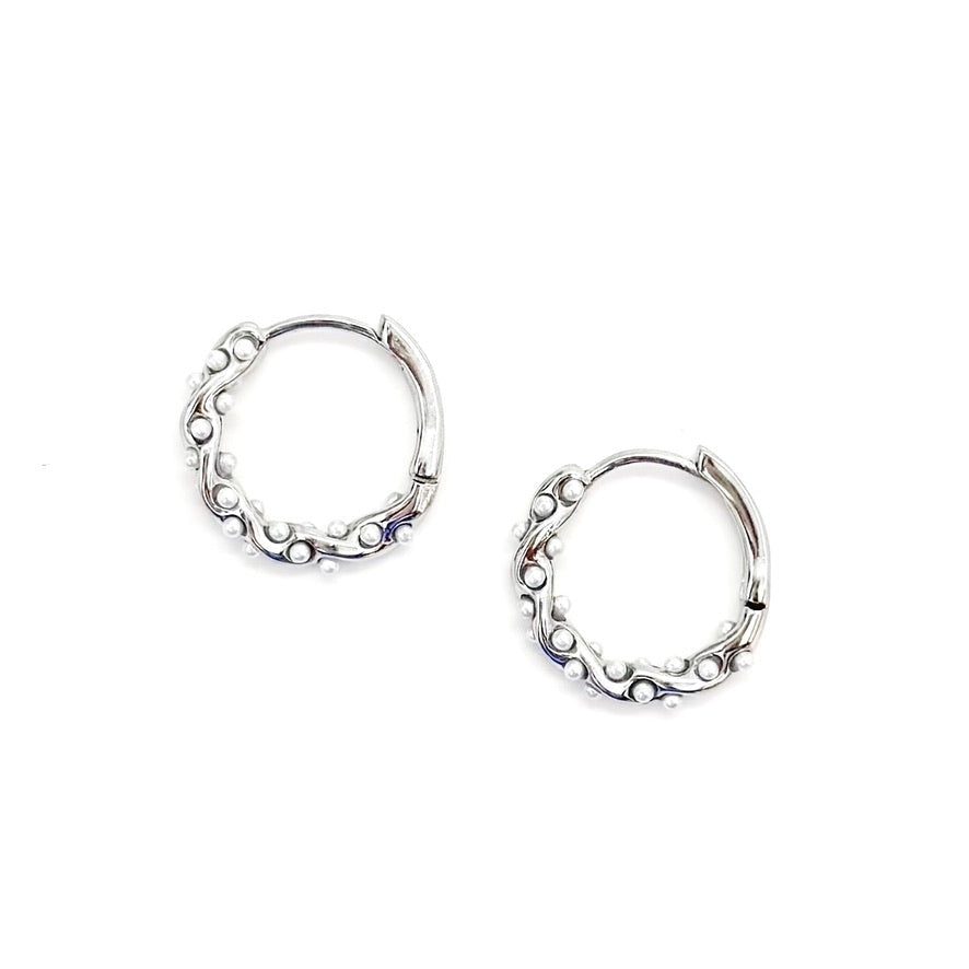 Elle Pearl Hoops