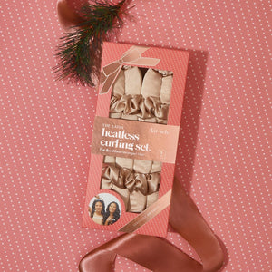
            
                Load image into Gallery viewer, Holiday Satin Heatless Curling Set
            
        
