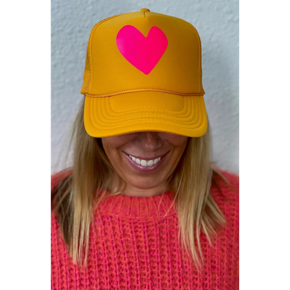 
            
                Load image into Gallery viewer, Heart of Gold Trucker Hat
            
        