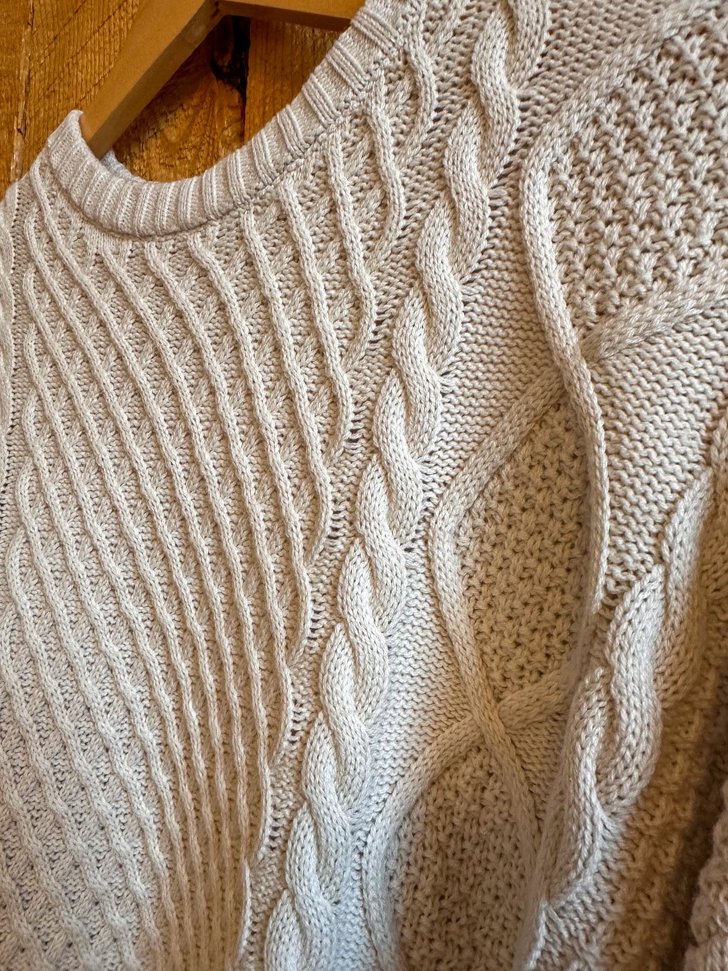 Maya Cable Knit Sweater Top