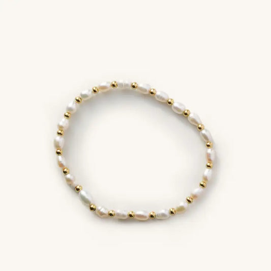Percy Pearl Stretch Bracelet