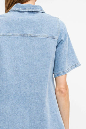 Paloma Denim Shirt Dress