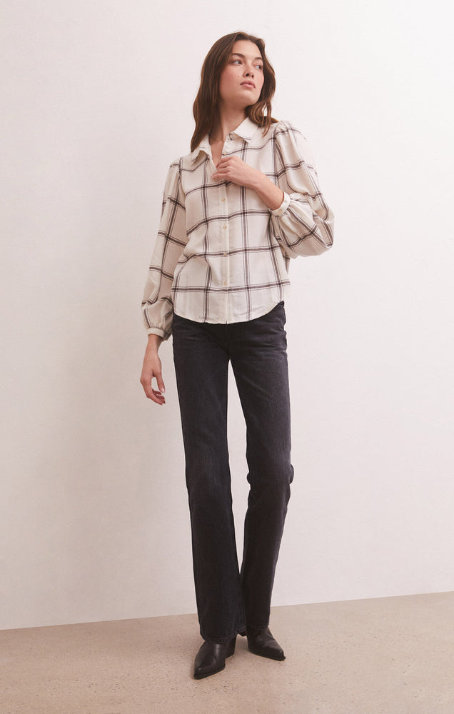 Overland Plaid Blouse