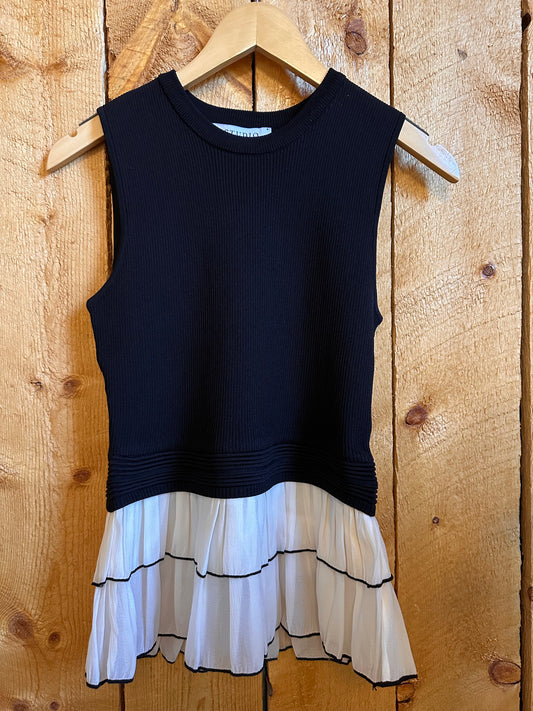 Crissy Lace Rue Layered Knit Top