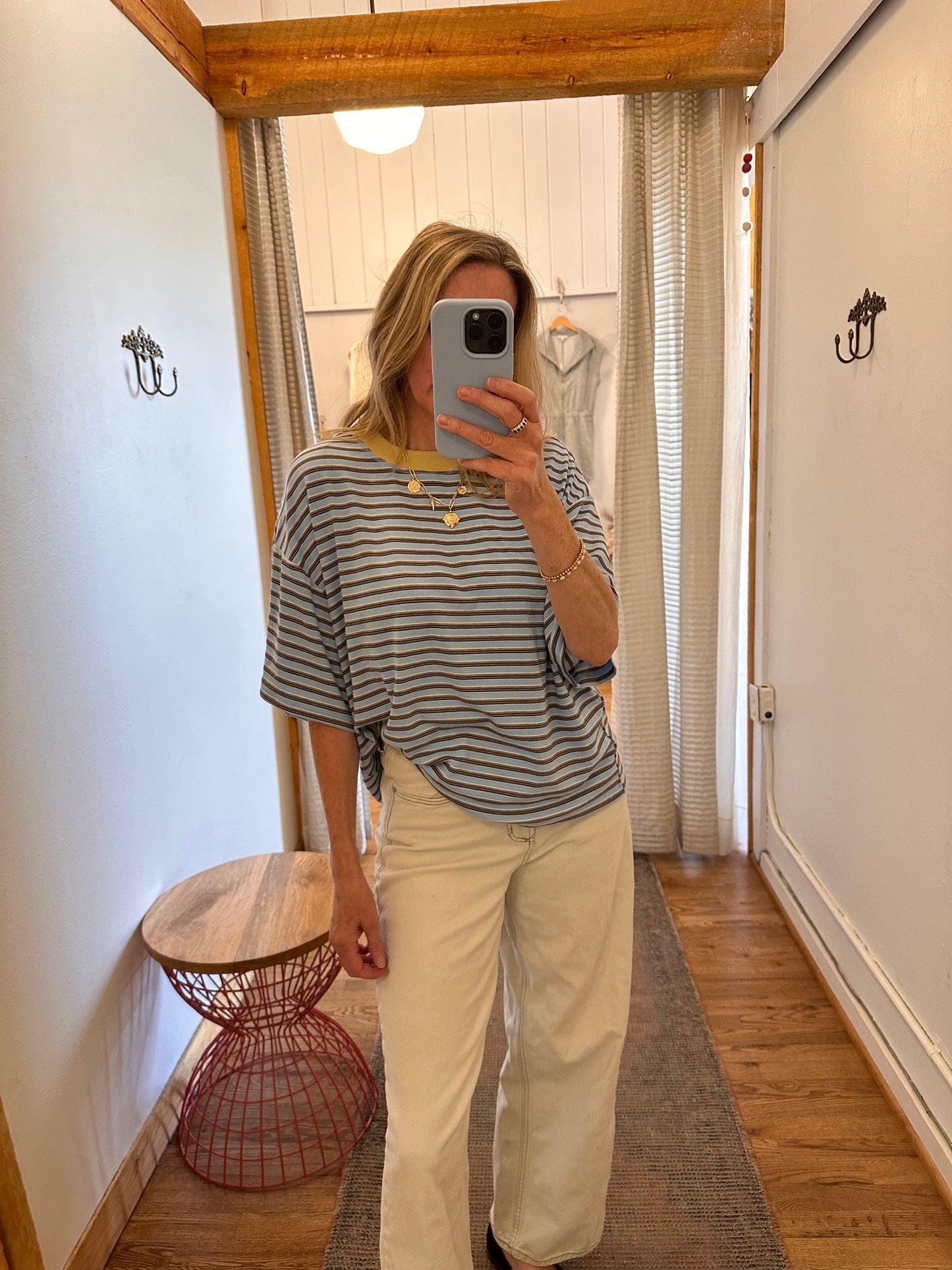 Haley Striped Oversized T-Shirt