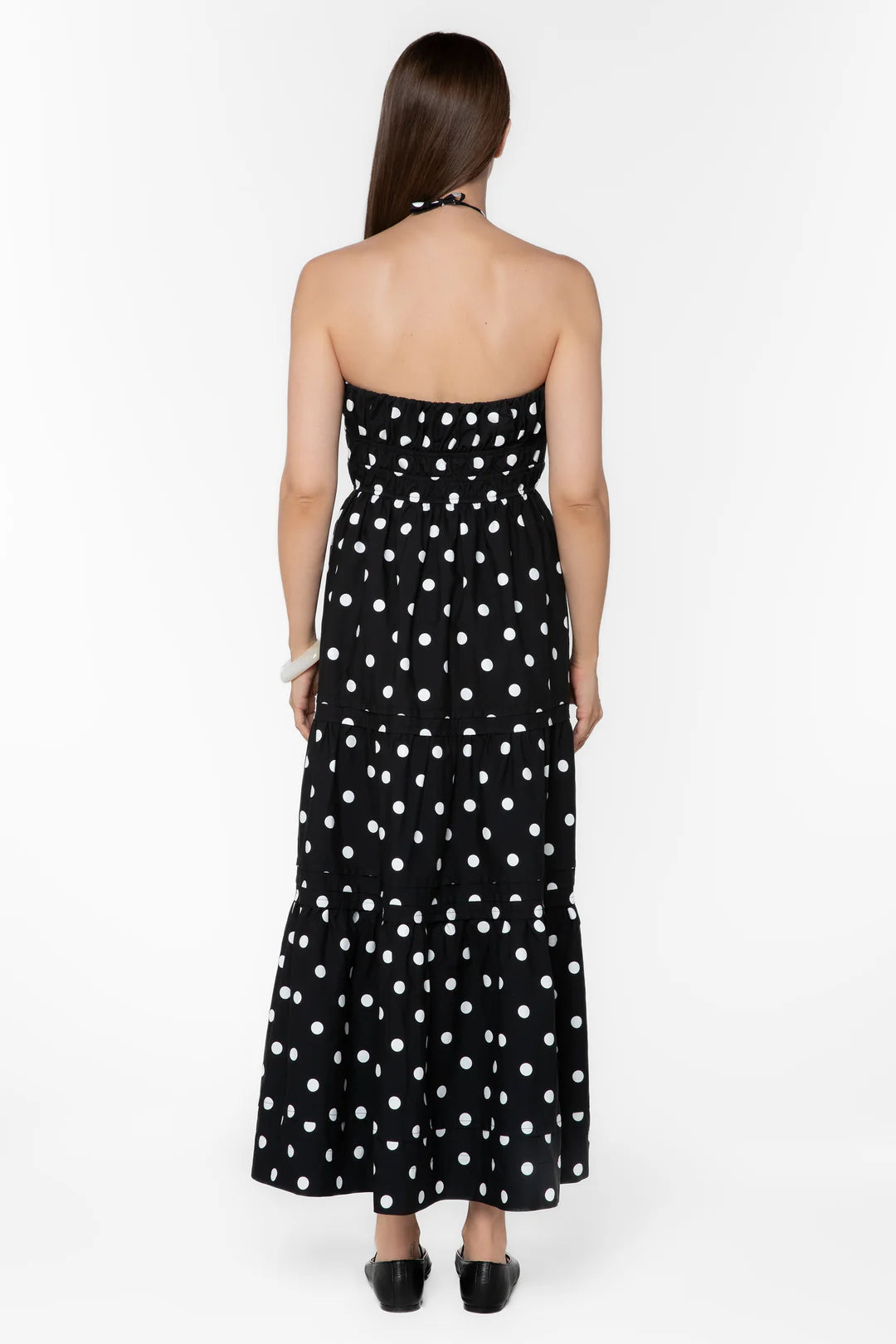 Lancia Polka Dot Halter Dress