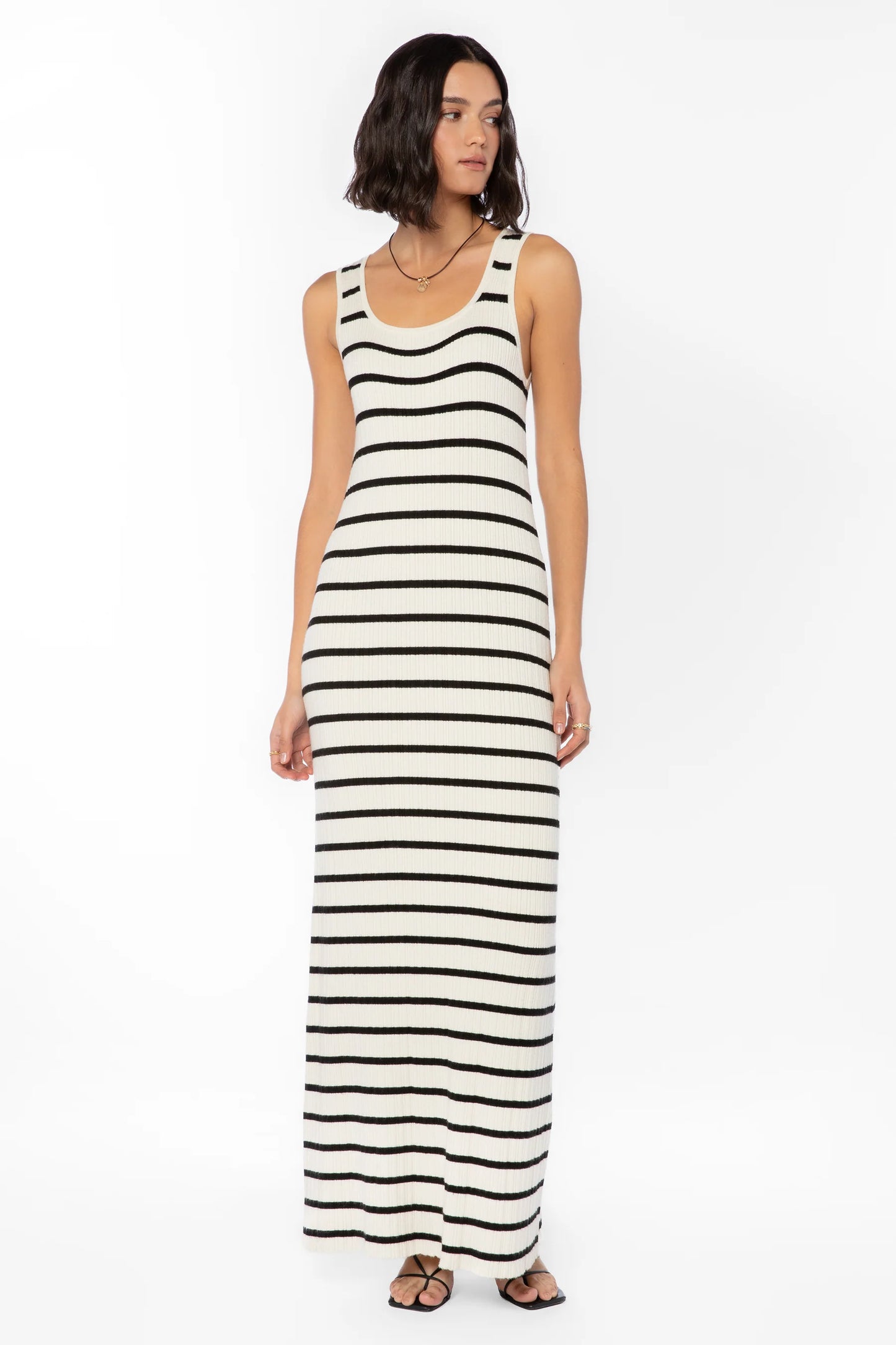 Amaryllis Striped Maxi Tank Dress