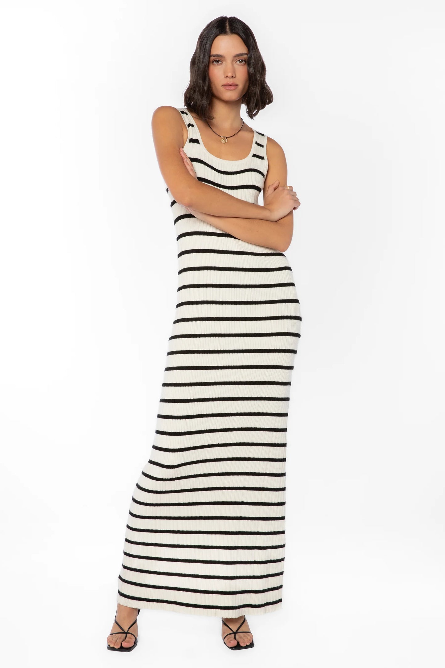 Amaryllis Striped Maxi Tank Dress