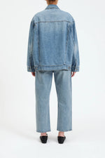 Beau Boyfriend Denim Jacket in Twinkle