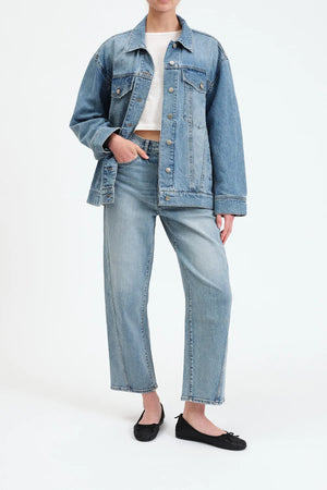 Beau Boyfriend Denim Jacket in Twinkle