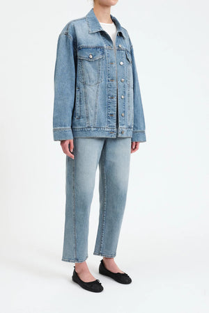 Beau Boyfriend Denim Jacket in Twinkle