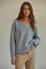 V neck Sweater Pullover