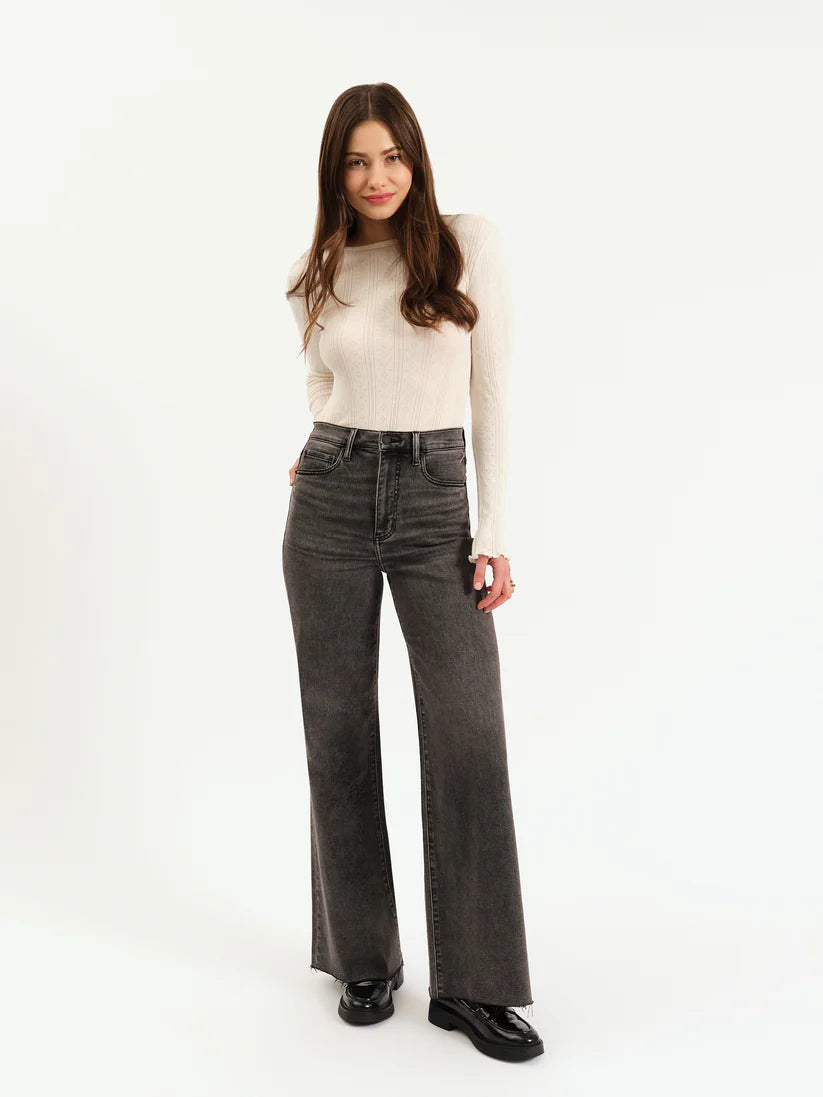 Milky Way Far Out Wide Leg Denim