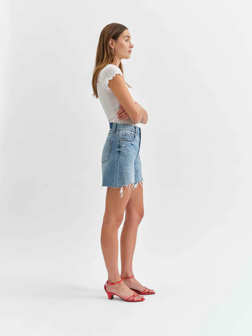 Estelle High Rise Denim Shorts