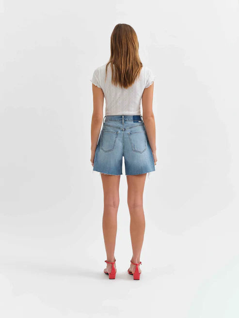 Estelle High Rise Denim Shorts