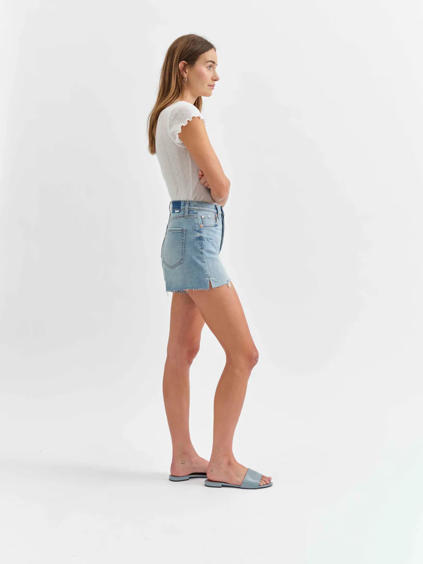 Bottom Line High Rise Vintage Denim Shorts