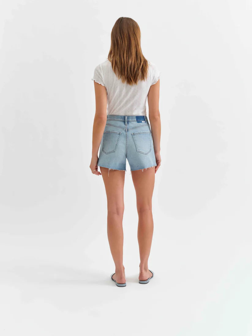 Bottom Line High Rise Vintage Denim Shorts