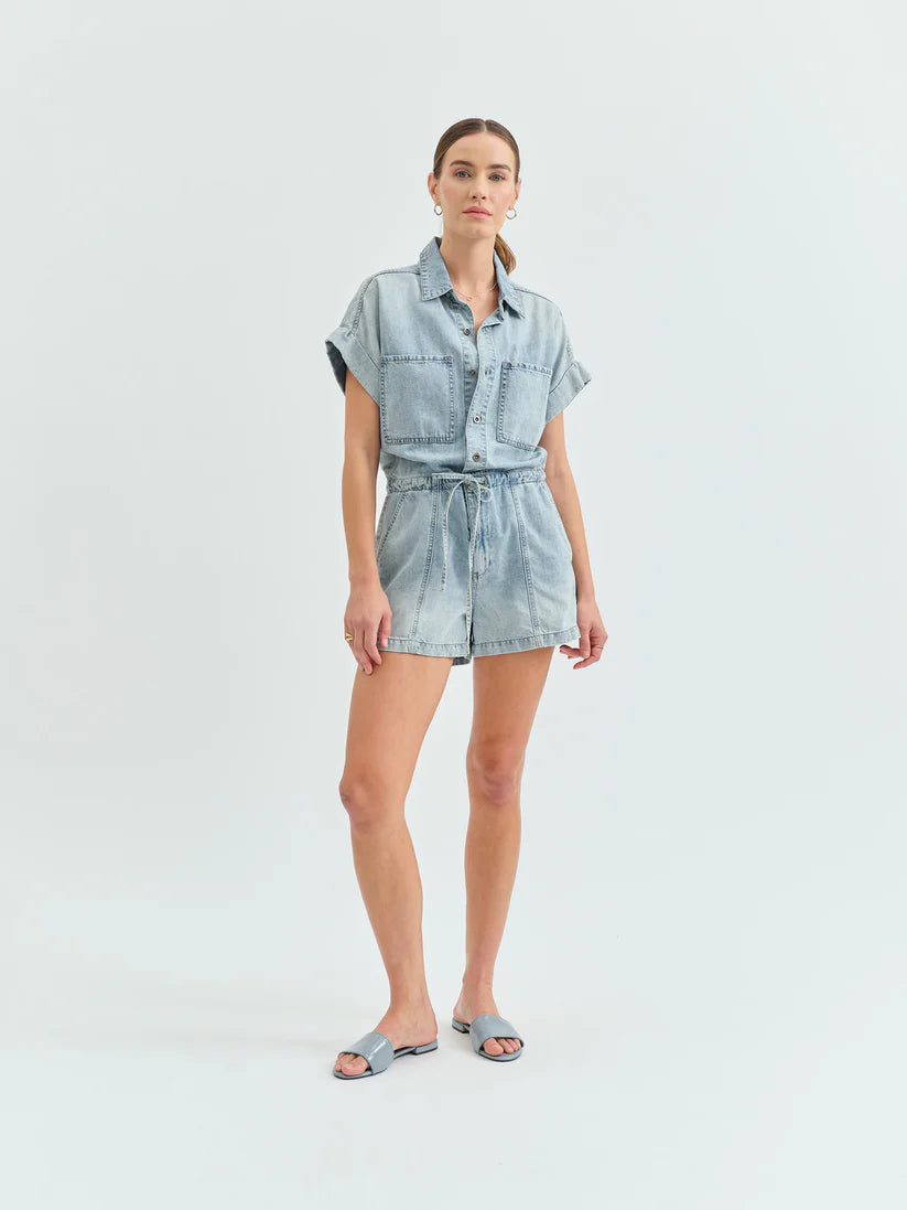 Surfside Denim Romper
