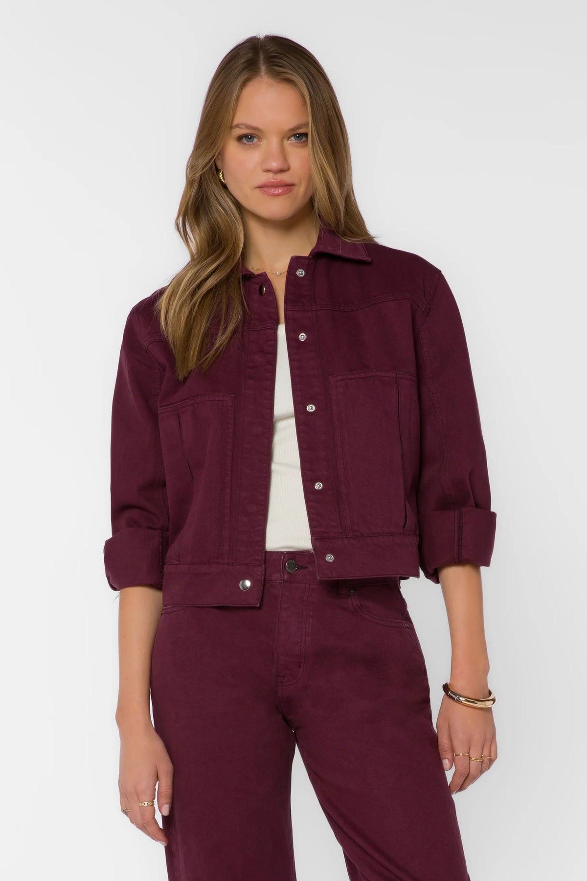 Delphia Jacket/Plum