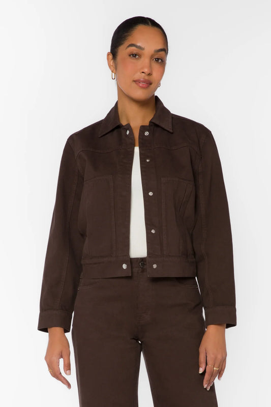 Delphia Jacket/Brown
