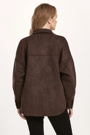 Suede Shirt Jacket