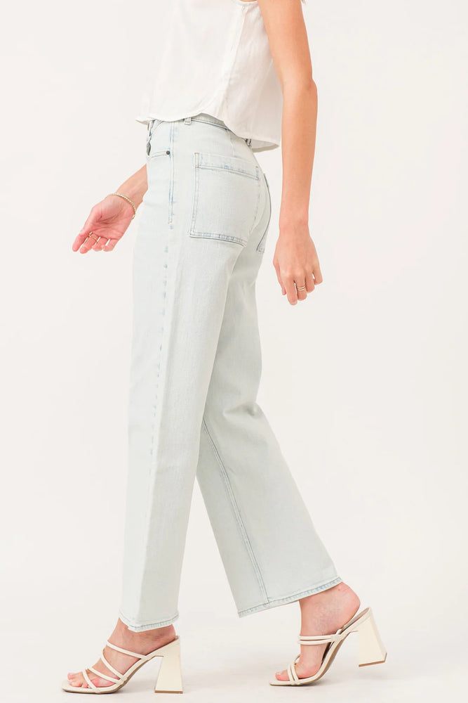 Holly Super High Rise Straight Leg Denim