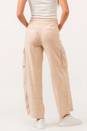 Super High Cargo Ankle Wide Leg Pant