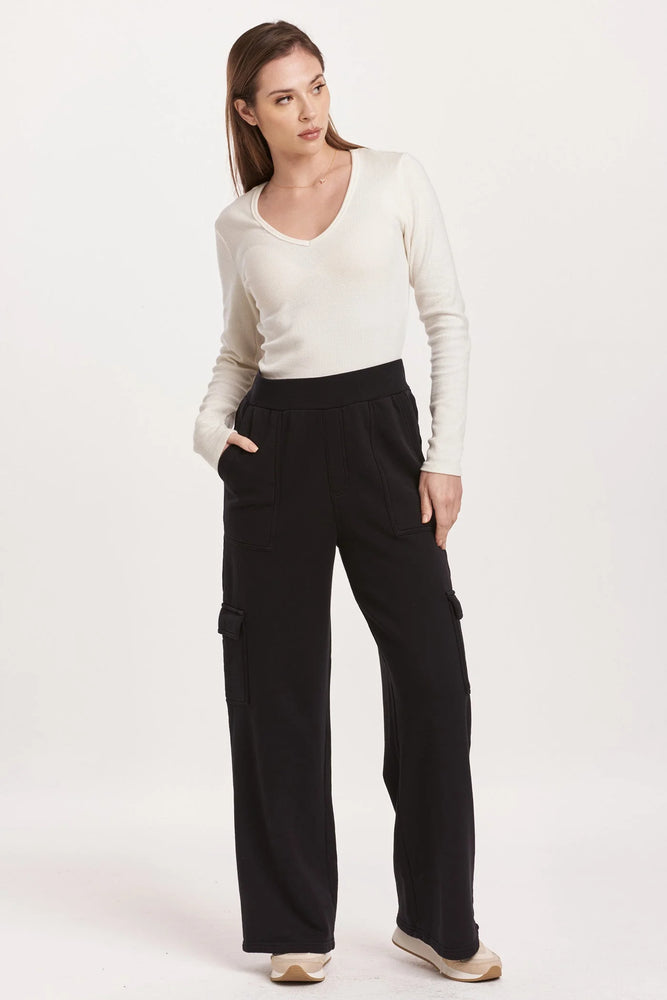 Becca Cargo Wide Leg Lounge Pants